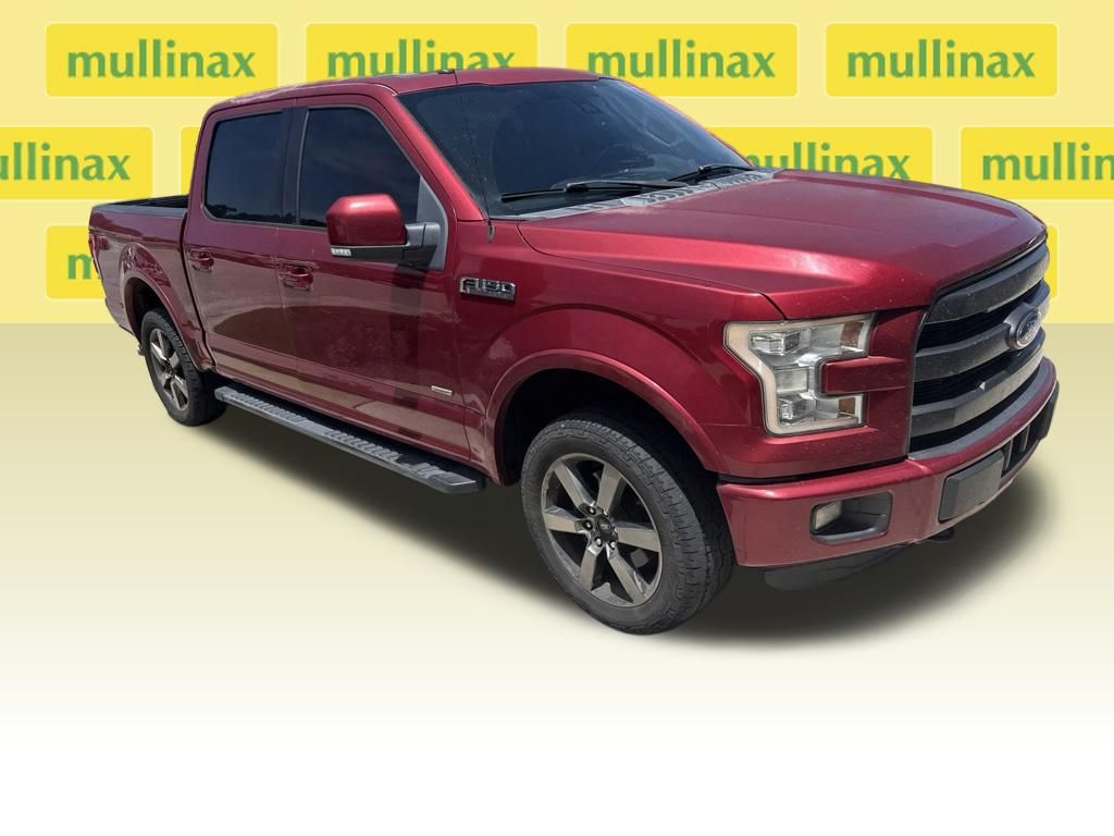 2016 Ruby Red Metallic Tinted Clearcoat Ford F-150 Lariat 4X4 Truck