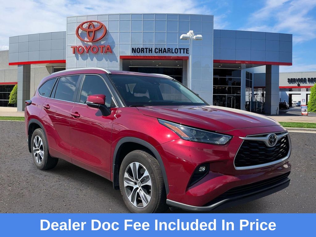 Red (Ruby Flare Pearl) 2024 Toyota Highlander XLE FWD SUV / Crossover Front-Wheel Drive 8-Speed Automatic