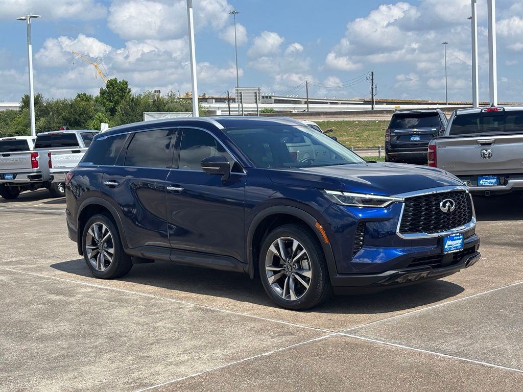 2023 INFINITI QX60 LUXE Blue at Westside Lexus