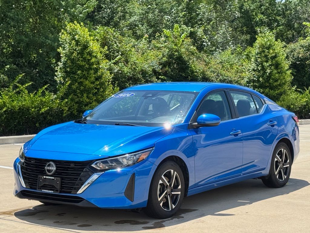 2024 Nissan Sentra SV Blue at Bravo Nissan
