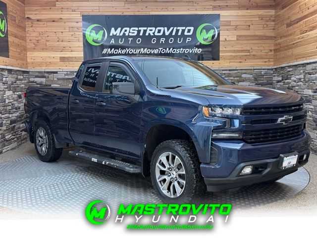 Northsky Blue Metallic 2020 Chevrolet Silverado 1500 RST Double Cab 4WD Pickup Truck Four-Wheel Drive 8-Speed Automatic