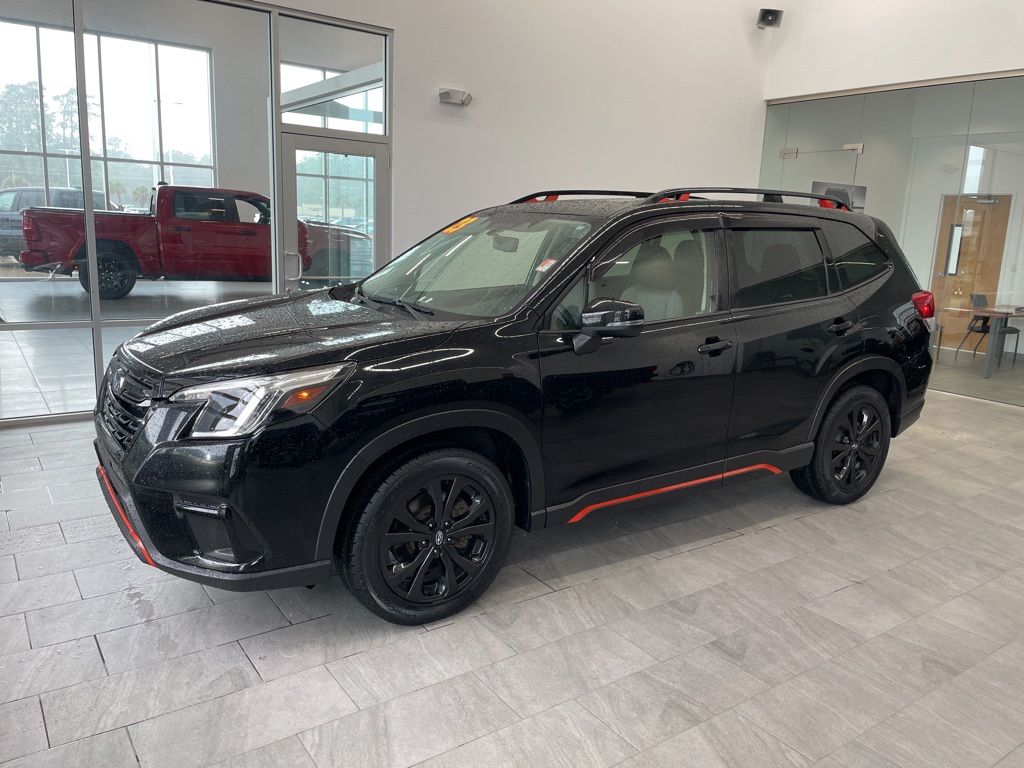Crystal Black Silica 2023 Subaru Forester Sport Crossover AWD SUV / Crossover All-Wheel Drive Continuously Variable Transmission