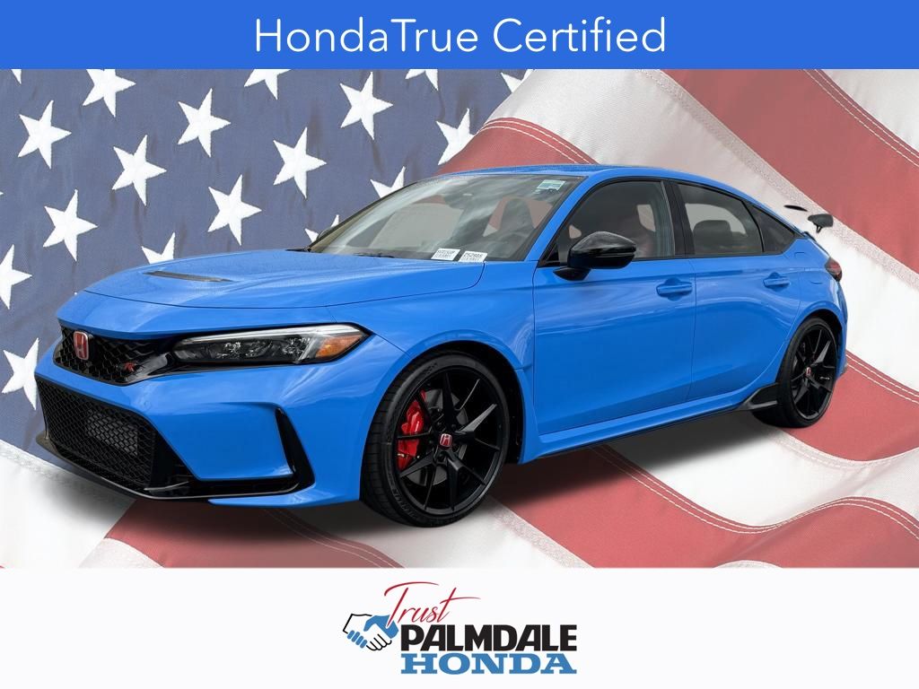 Boost Blue Pearl 2025 Honda Civic Type R FWD Hatchback Front-Wheel Drive 6-Speed Manual