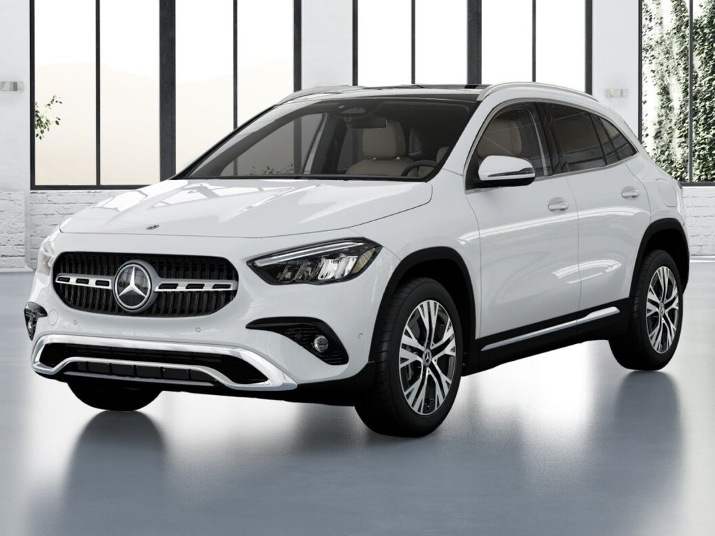 Polar White 2026 Mercedes-Benz GLA SUV / Crossover All-Wheel Drive 8-Speed Dual Clutch