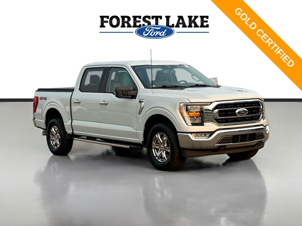 Space White Metallic 2022 Ford F-150 Pickup Truck Four-Wheel Drive Automatic