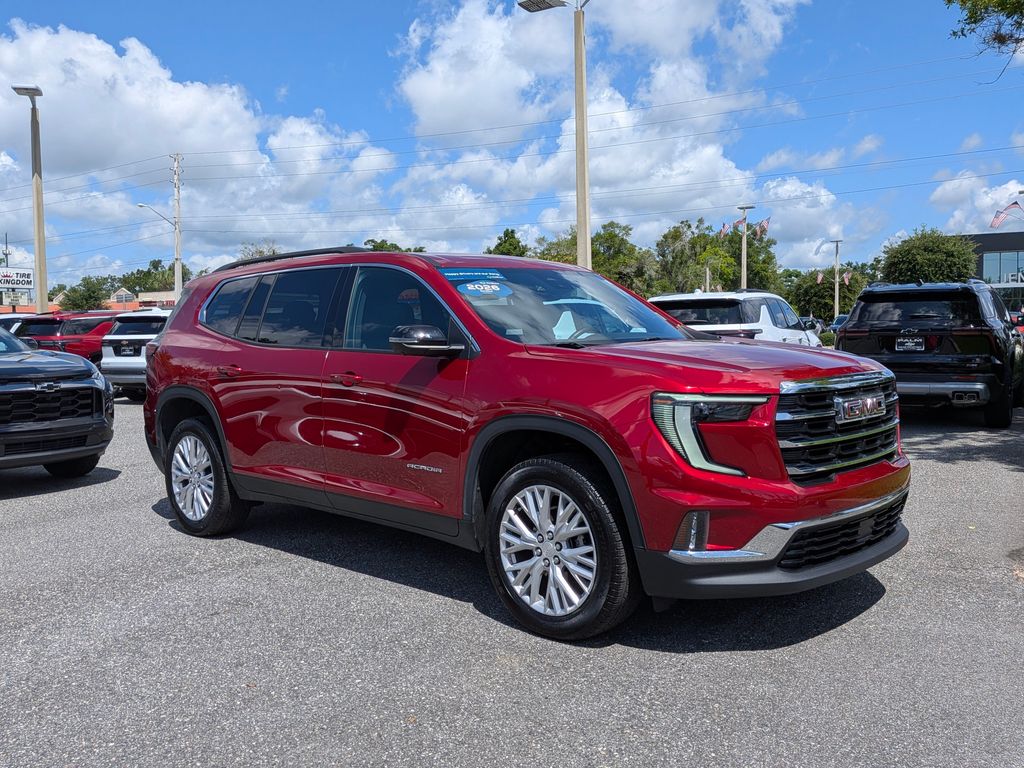 Volcanic Red Tintcoat 2026 GMC Acadia SUV / Crossover Front-Wheel Drive 8-Speed Automatic