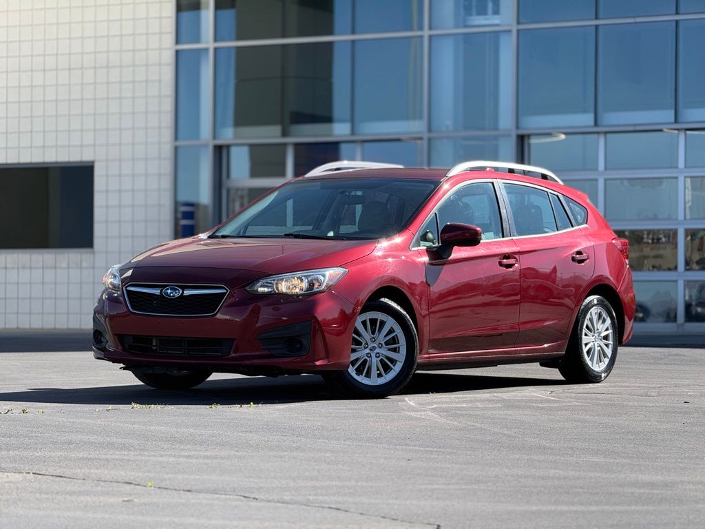 Venetian Red Pearl 2017 Subaru Impreza 2.0i Premium Hatchback Hatchback All-Wheel Drive Continuously Variable Transmission