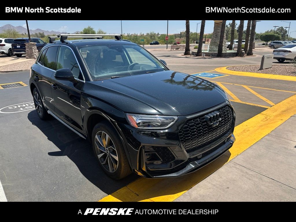 Black Metallic 2022 Audi Q5 SUV / Crossover All-Wheel Drive 7-Speed Automatic