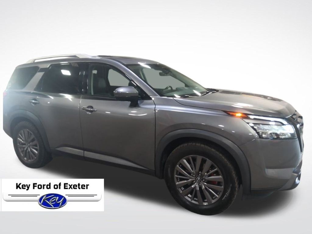 Gray (Gun Metallic) 2023 Nissan Pathfinder SUV / Crossover All-Wheel Drive 9-Speed Automatic