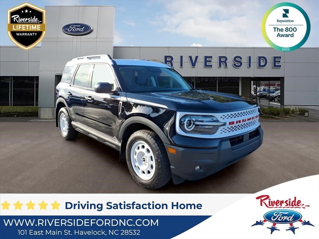 Shadow Black 2025 Ford Bronco Sport SUV / Crossover All-Wheel Drive 8-Speed Automatic