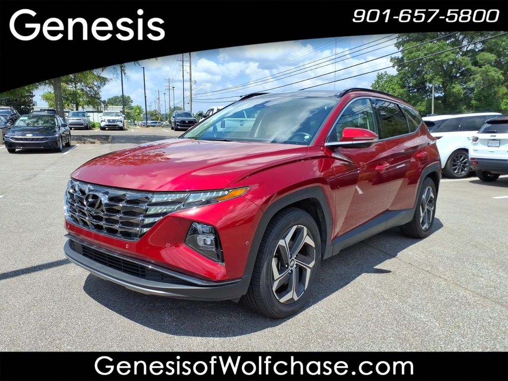 Ultimate Red 2024 Hyundai Tucson SUV / Crossover Front-Wheel Drive 8-Speed Automatic