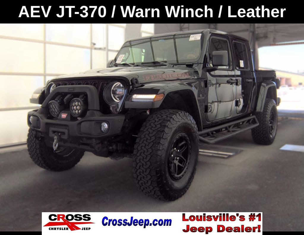 Black Clearcoat 2021 Jeep Gladiator Pickup Truck Four-Wheel Drive 8-Speed Automatic