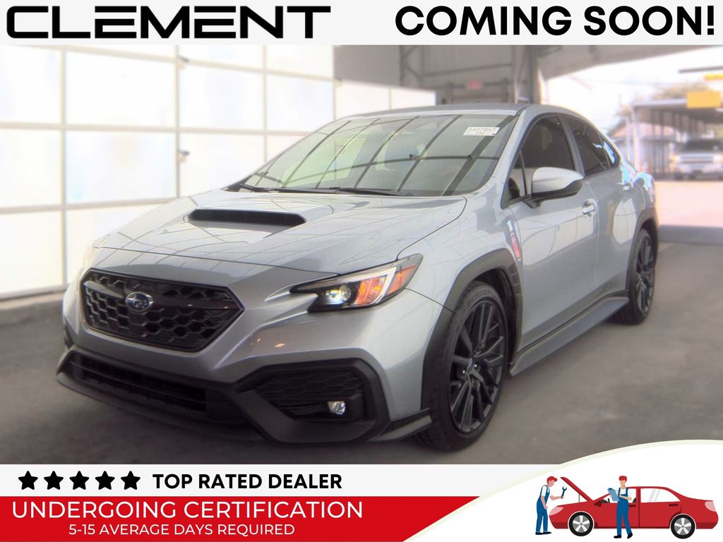 Ice Silver Metallic 2024 Subaru WRX Sedan All-Wheel Drive 6-Speed Manual