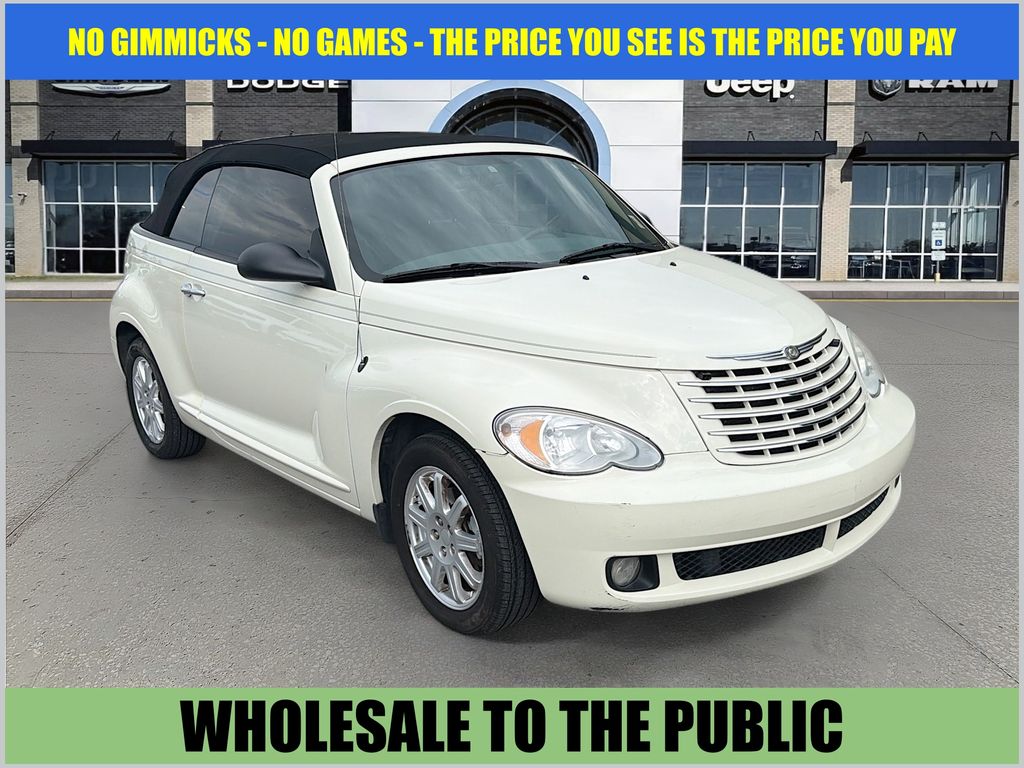 Cool Vanilla Clearcoat/Black Cloth Top 2007 Chrysler PT Cruiser Convertible FWD Convertible Front-Wheel Drive 4-Speed Automatic