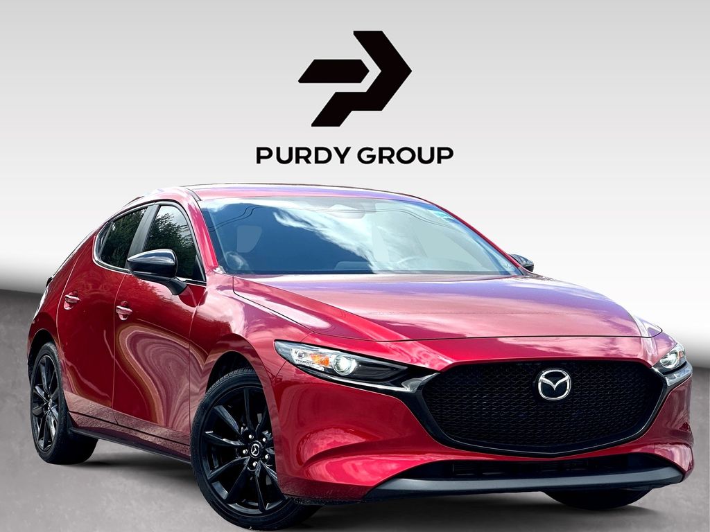 Red Crystal 2024 Mazda MAZDA3 Hatchback Front-Wheel Drive 6-Speed Automatic