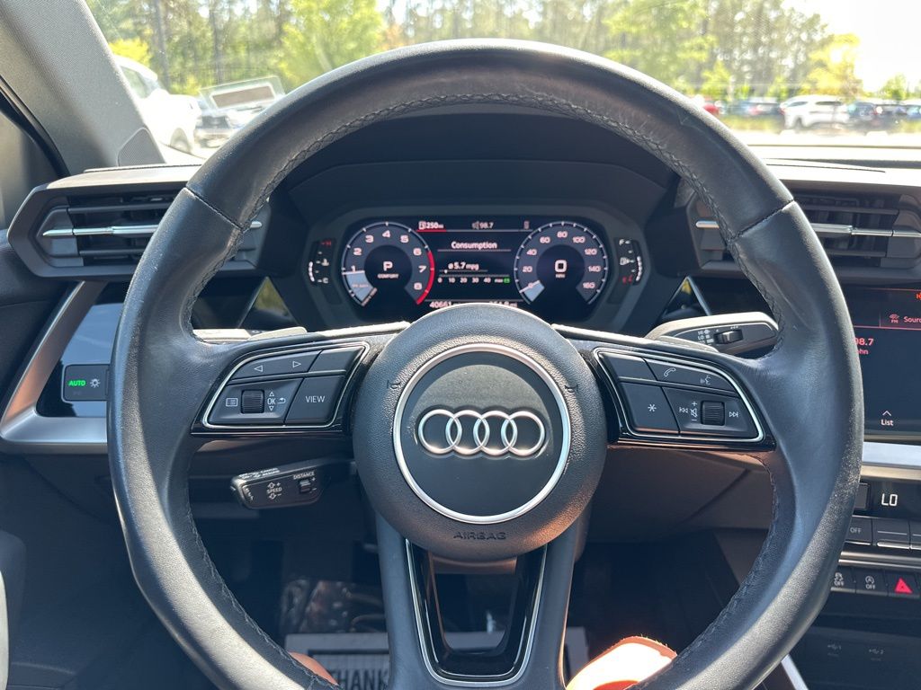 2023 Brilliant Black Audi A3 40 Premium FWD Sedan
