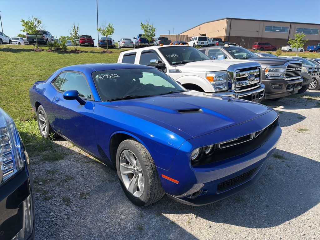 Indigo Blue 2020 Dodge Challenger SXT RWD Coupe Rear-Wheel Drive 8-Speed Automatic