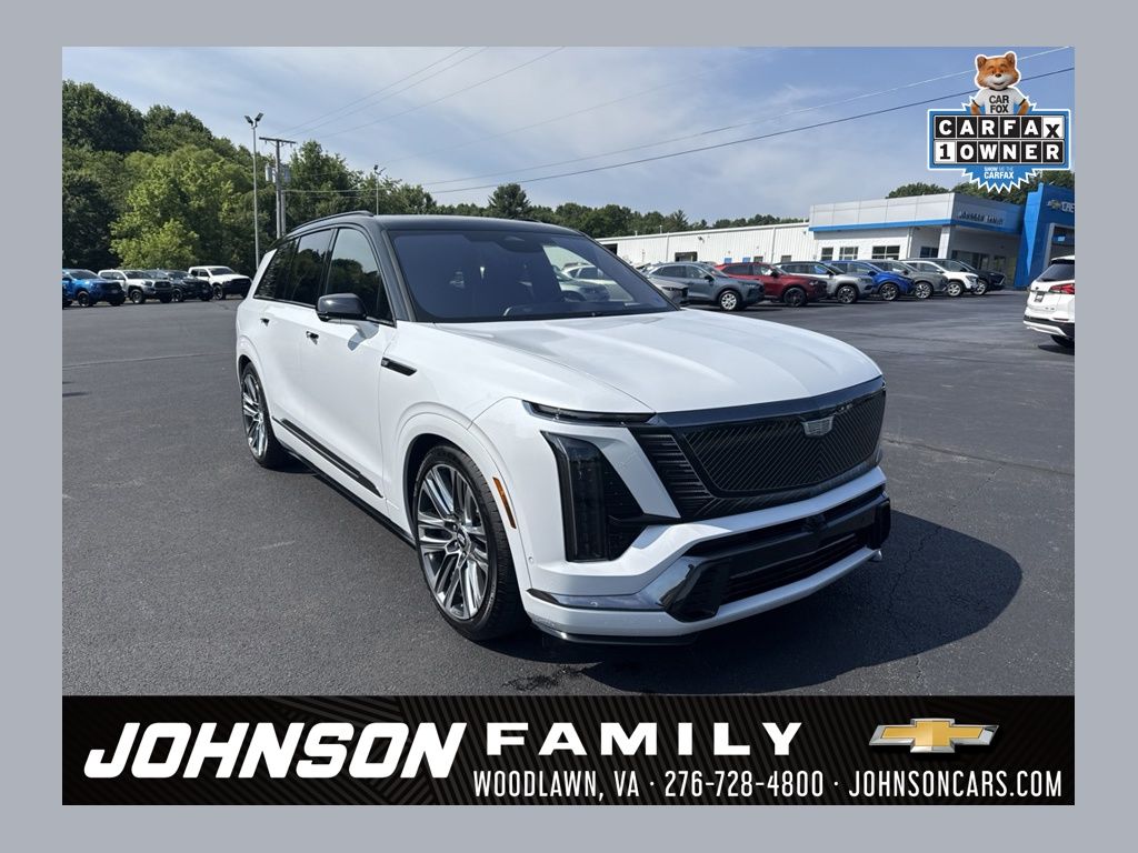 Vibrant White Tricoat 2026 Cadillac VISTIQ SUV / Crossover All-Wheel Drive 1-Speed Automatic
