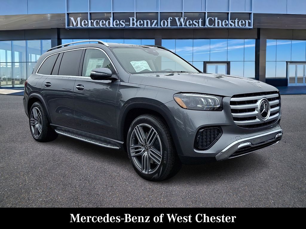 Gray (Selenite Grey Metallic) 2026 Mercedes-Benz GLS 450 4MATIC SUV / Crossover All-Wheel Drive 9-Speed Automatic