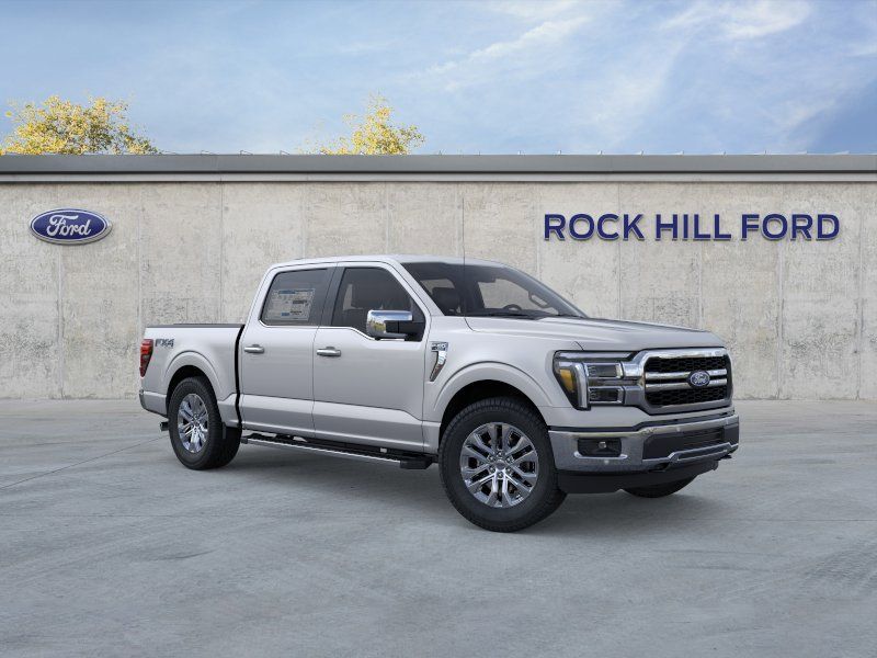 Silver Metallic 2026 Ford F-150 Lariat SuperCrew 4WD Pickup Truck Four-Wheel Drive Automatic