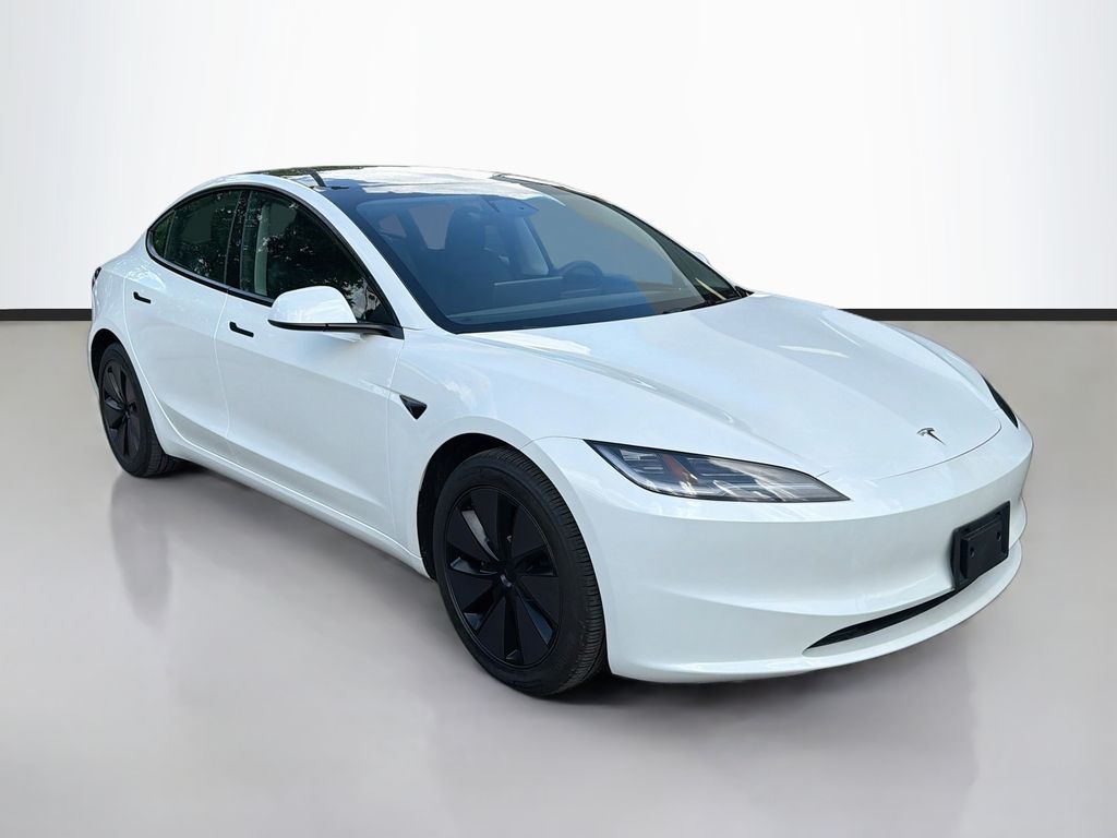 Pearl White Multi-Coat 2024 Tesla Model 3 Sedan Rear-Wheel Drive 1-Speed Automatic