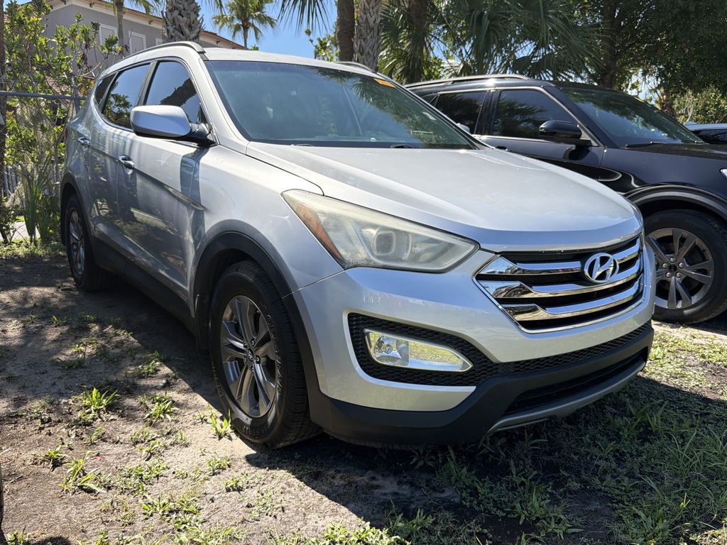 Moonstone Silver 2013 Hyundai Santa Fe Sport 2.4L FWD SUV / Crossover Front-Wheel Drive 6-Speed Automatic Overdrive