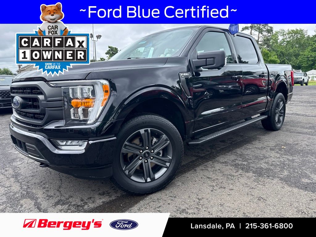 Black Metallic 2023 Ford F-150 Pickup Truck Four-Wheel Drive 10-Speed Automatic