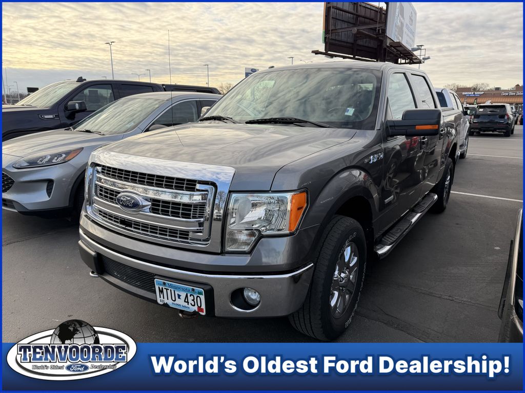 Sterling Gray Metallic 2013 Ford F-150 XLT SuperCrew 4WD Pickup Truck Four-Wheel Drive 6-Speed Automatic