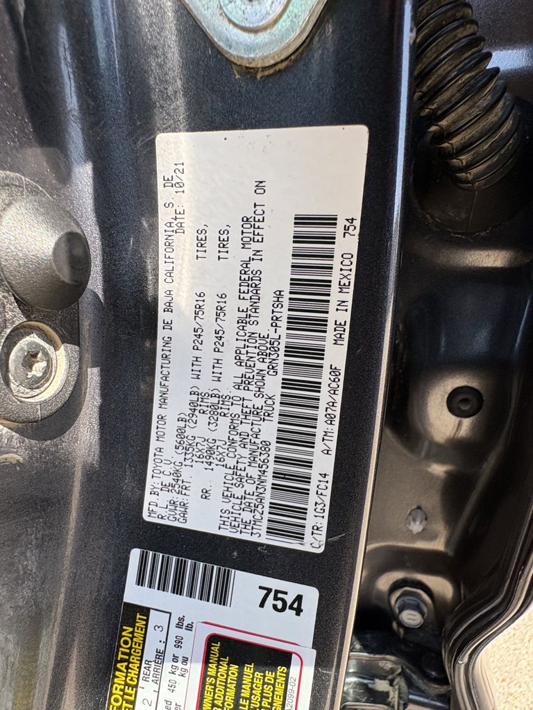 Used 2022 Magnetic Gray Metallic Toyota SR5 image 26