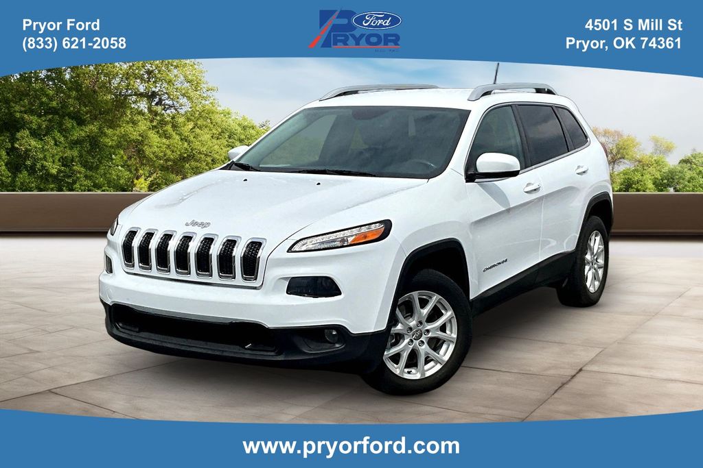 Bright White Clearcoat 2018 Jeep Cherokee Latitude Plus FWD SUV / Crossover Front-Wheel Drive 9-Speed Automatic