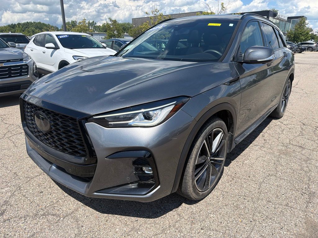 Gray (Graphite Shadow) 2024 INFINITI QX50 SUV / Crossover All-Wheel Drive Continuously Variable Transmission