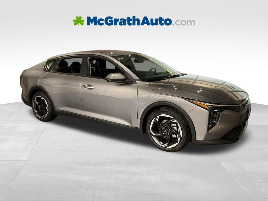 Steel Gray 2026 Kia K4 EX FWD Sedan Front-Wheel Drive Continuously Variable Transmission