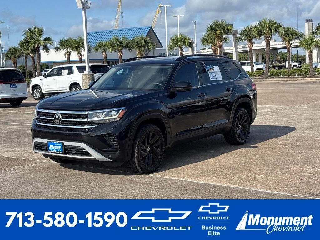 2021 Volkswagen Atlas 2.0T SE w/Technology Black at Parkway Family Mazda