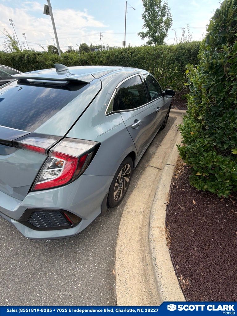 Sonic Gray Pearl 2019 Honda Civic Hatchback Hatchback Front-Wheel Drive Continuously Variable Transmission