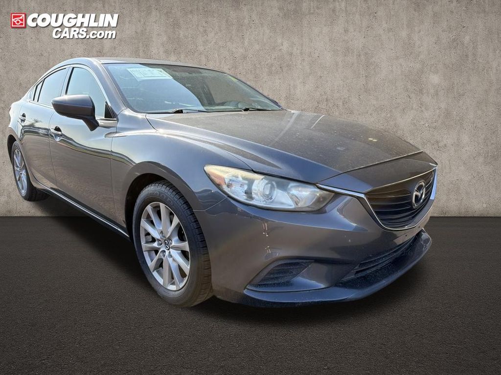 Meteor Gray Mica 2015 Mazda MAZDA6 Sedan Front-Wheel Drive 6-Speed Automatic