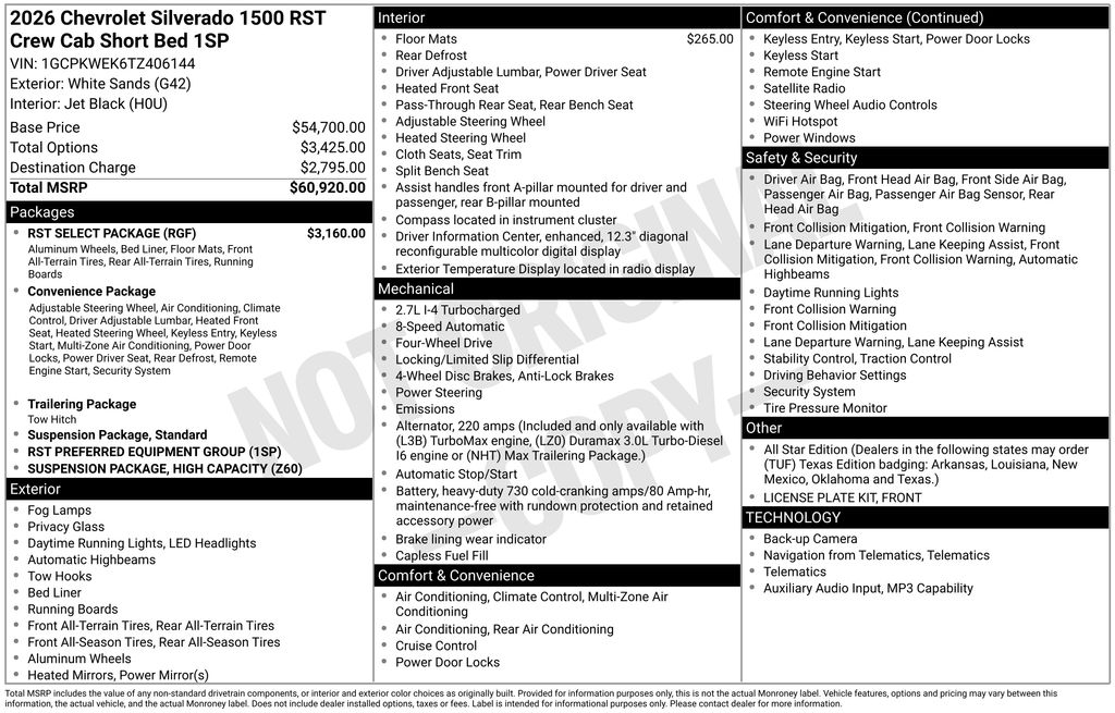 Used 2026 Chevrolet Silverado 1500 Truck