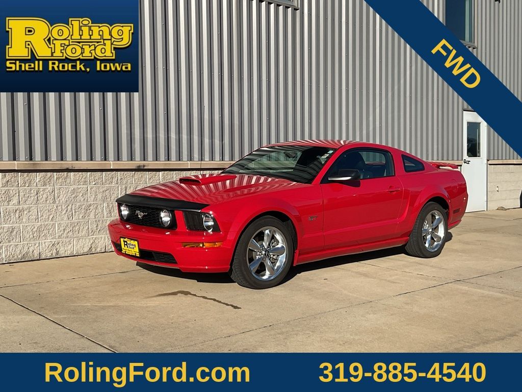 Torch Red Clearcoat 2007 Ford Mustang Coupe Rear-Wheel Drive 5-Speed Automatic