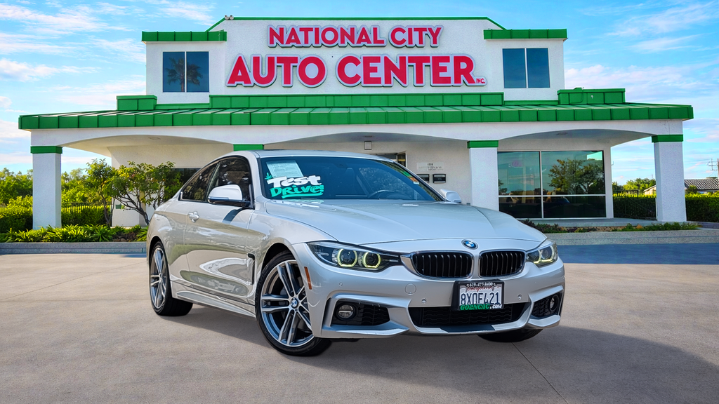 Glacier Silver Metallic 2019 BMW 4 Series Coupe Rear-Wheel Drive 8-Speed Automatic