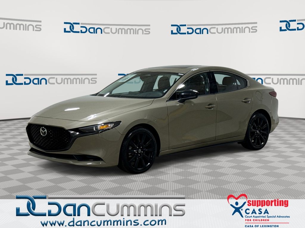 Zircon Sand Metallic 2024 Mazda MAZDA3 2.5 Carbon Turbo AWD Sedan All-Wheel Drive 6-Speed Automatic
