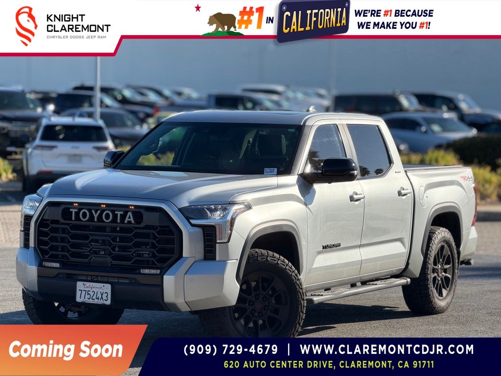 Celestial Silver Metallic 2024 Toyota Tundra Pickup Truck Four-Wheel Drive Automatic