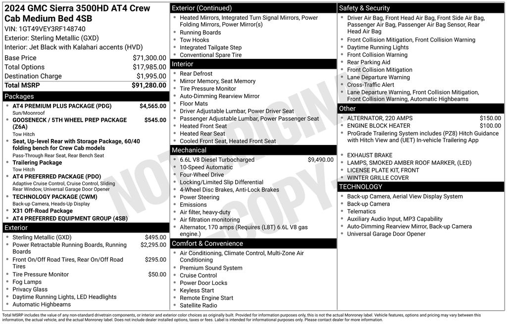 Used 2024 GMC Sierra 3500HD Truck