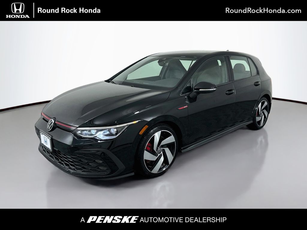 Deep Black Pearl 2024 Volkswagen Golf GTI Hatchback Front-Wheel Drive 7-Speed Dual Clutch