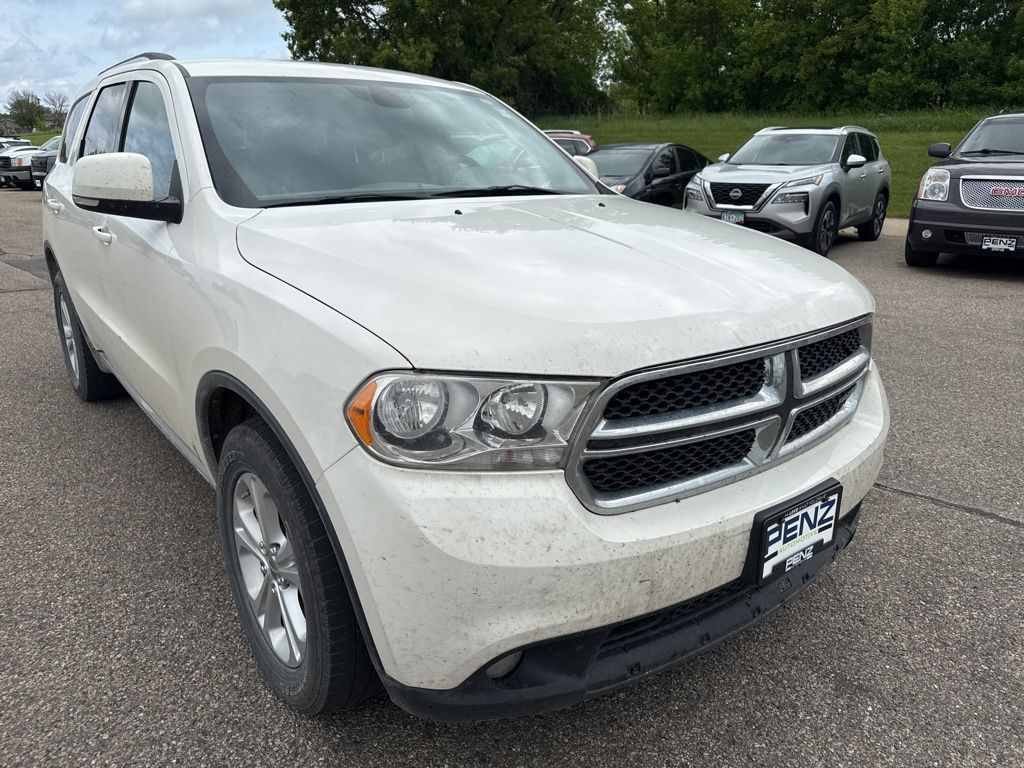 Stone White Clearcoat 2012 Dodge Durango Crew AWD SUV / Crossover All-Wheel Drive 5-Speed Automatic