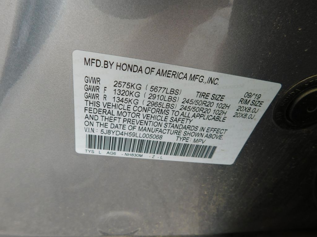 2020 Acura MDX Technology 9