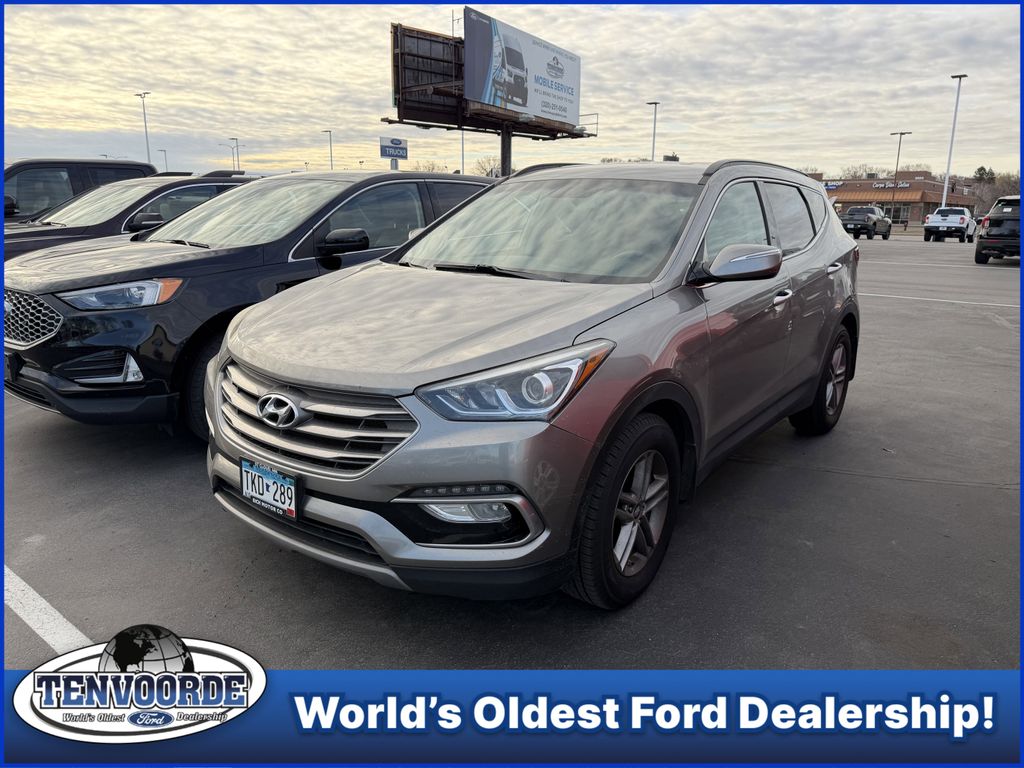 Mineral Gray 2018 Hyundai Santa Fe Sport 2.4L AWD SUV / Crossover All-Wheel Drive 6-Speed Automatic