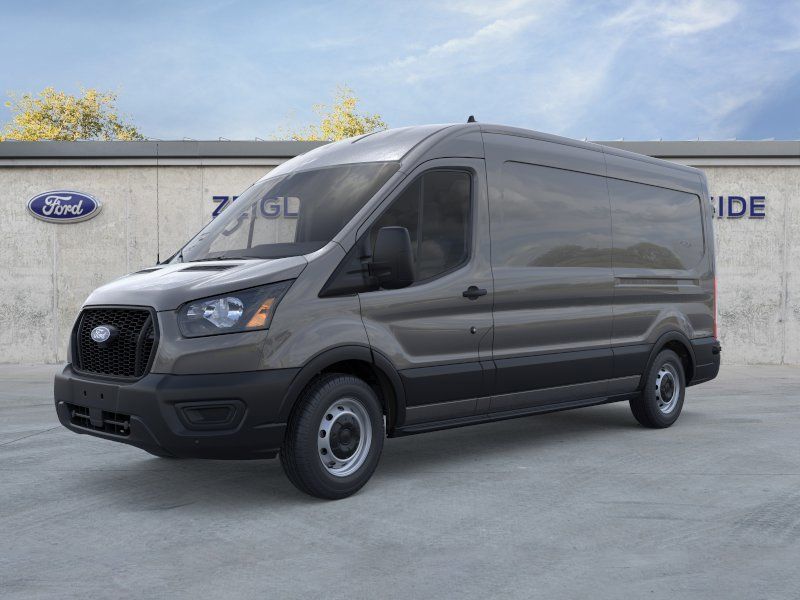 Carbonized Gray Metallic 2026 Ford Transit Cargo 250 Medium Roof LB RWD Van Rear-Wheel Drive