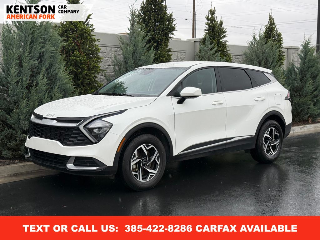 Snow White Pearl 2023 Kia Sportage LX AWD SUV / Crossover All-Wheel Drive 8-Speed Automatic