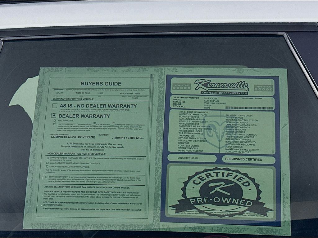 Used 2023 Silver Volvo B5 Plus Dark Theme image 38