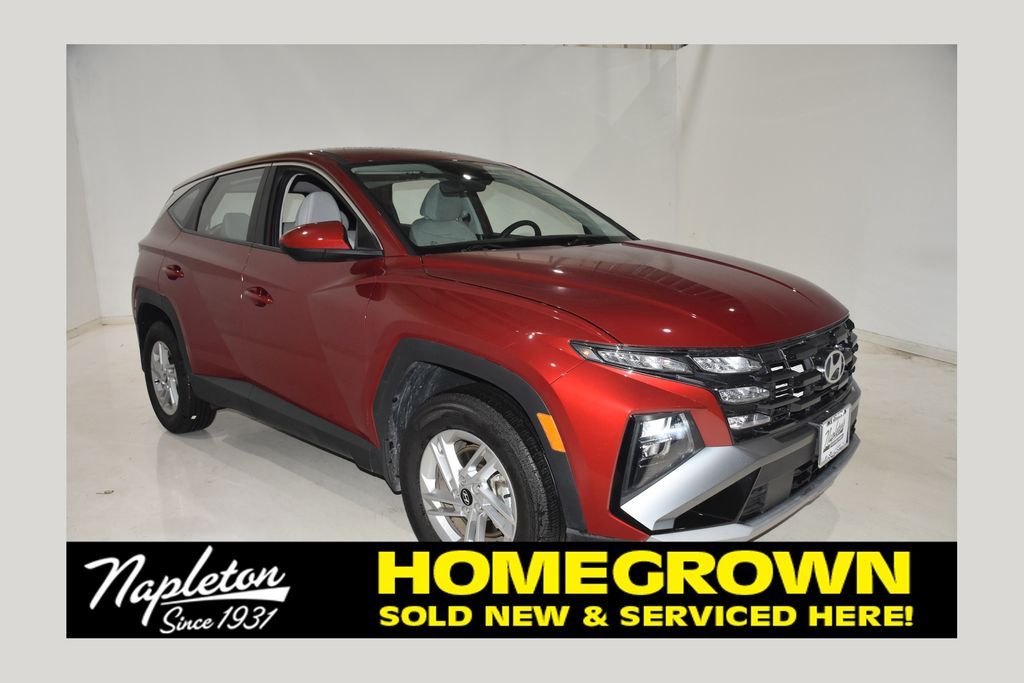 Ultimate Red 2025 Hyundai Tucson SUV / Crossover All-Wheel Drive 8-Speed Automatic