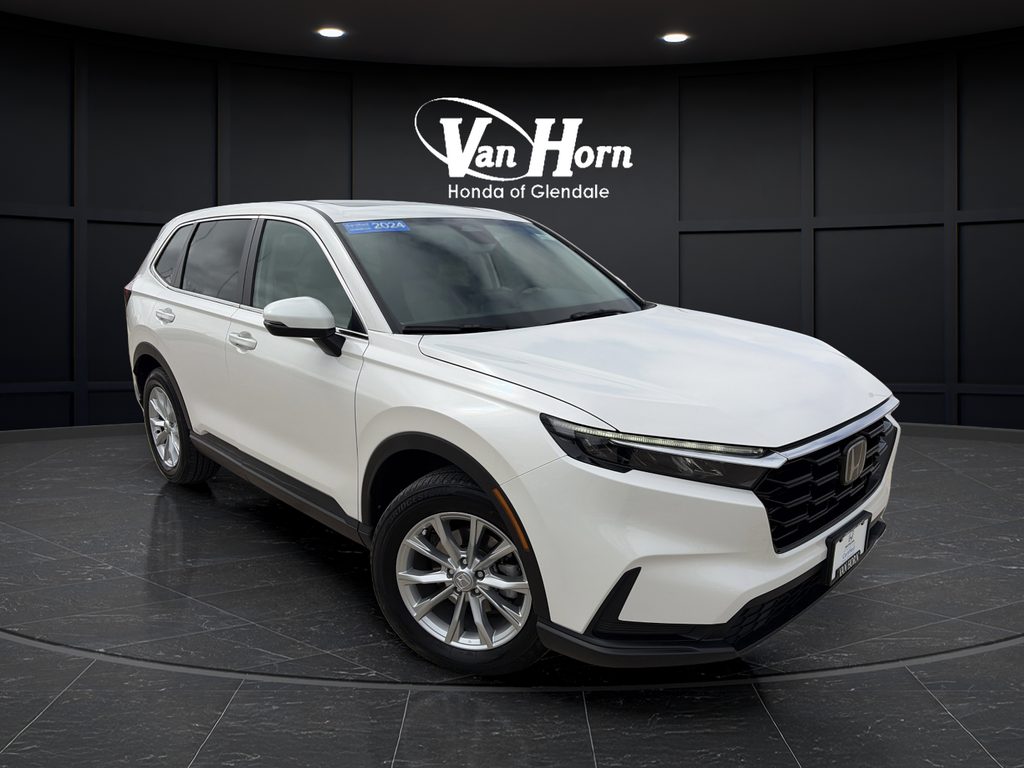 Platinum White Pearl 2024 Honda CR-V EX AWD SUV / Crossover All-Wheel Drive Continuously Variable Transmission